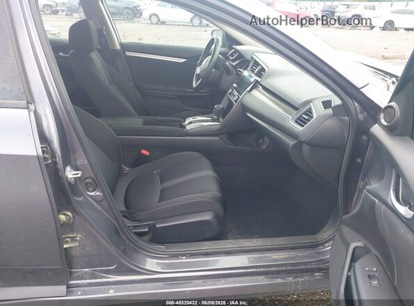 19XFC1F37LE020122 2020 HONDA CIVIC Gray Vista interior delantera