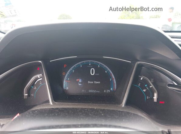19XFC1F37LE020122 2020 HONDA CIVIC Gray Vista de los asientos traseros
