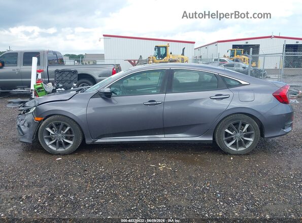 19XFC1F37LE020122 2020 HONDA CIVIC Gray Vista interior de 360 grados