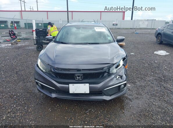 19XFC1F37LE020122 2020 HONDA CIVIC Gray Vista del cuadro de instrumentos