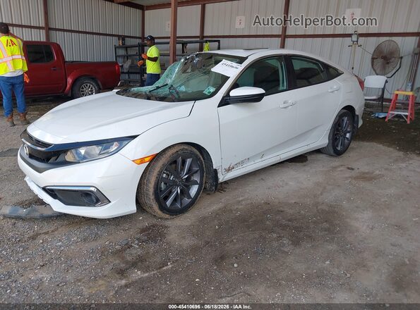 19XFC1F37ME000521 2021 HONDA CIVIC White Vista tres cuartos delantera izquierda
