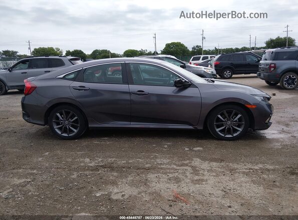 19XFC1F37ME003886 2021 HONDA CIVIC Gray Սալոնի հետևի տեսք