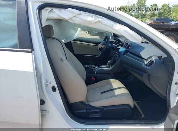19XFC1F37ME005167 2021 HONDA CIVIC White Widok wnętrza z przodu