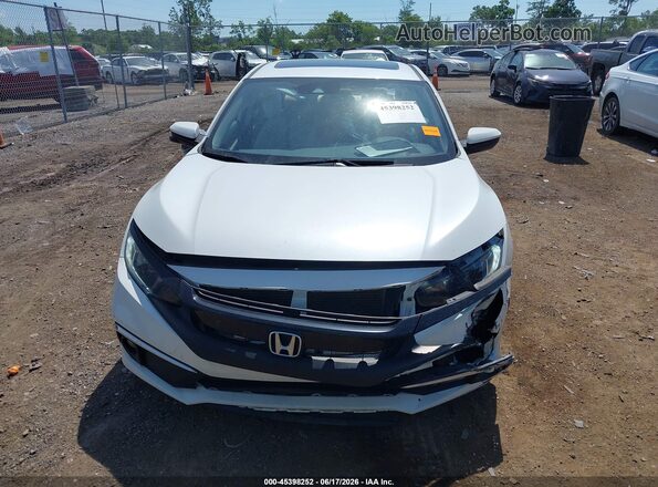 19XFC1F37ME005167 2021 HONDA CIVIC White Widok wnętrza z tyłu