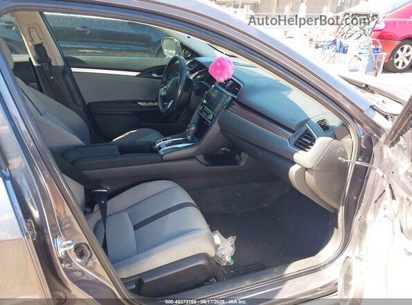 19XFC1F37ME008943 2021 HONDA CIVIC Серый Вид салона спереди