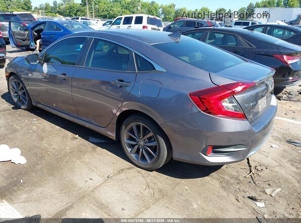 19XFC1F37ME008943 2021 HONDA CIVIC Серый Задняя левая четверть