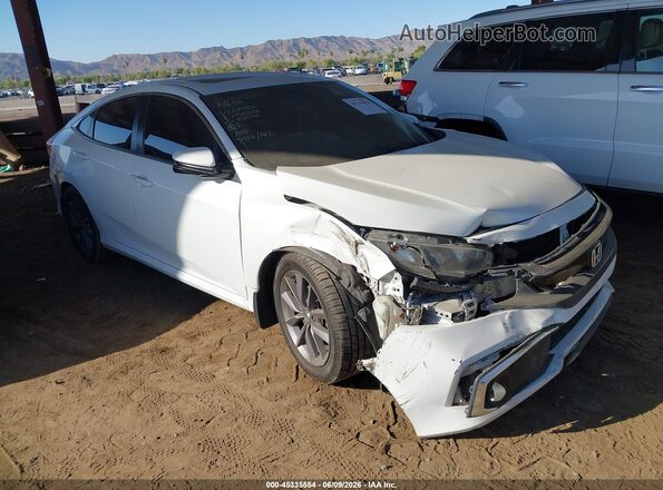 19XFC1F37ME010501 2021 HONDA CIVIC Белый Вид спереди