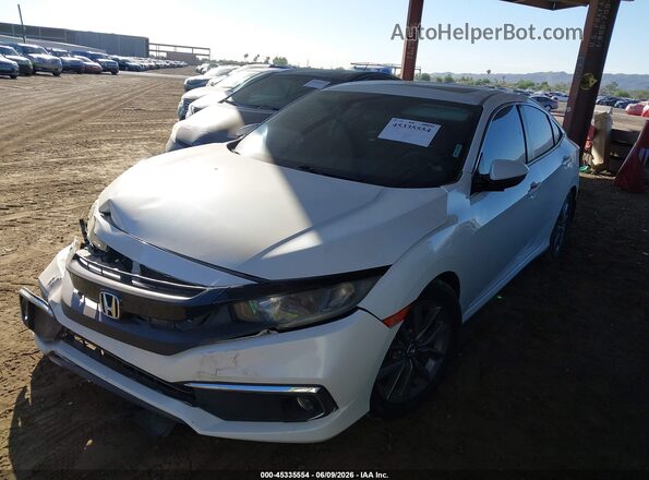 19XFC1F37ME010501 2021 HONDA CIVIC Белый Передняя левая четверть
