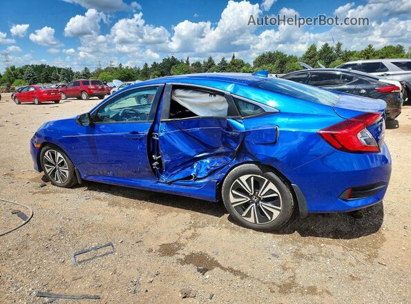19XFC1F38GE020541 2016 HONDA CIVIC Blue Հետևի ձախ