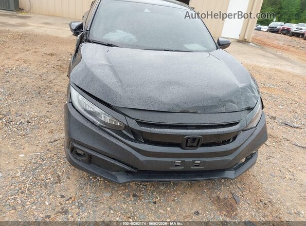 19XFC1F38KE013226 2019 HONDA CIVIC Black Front view