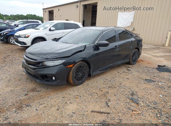 19XFC1F38KE013226 2019 HONDA CIVIC Black Front left