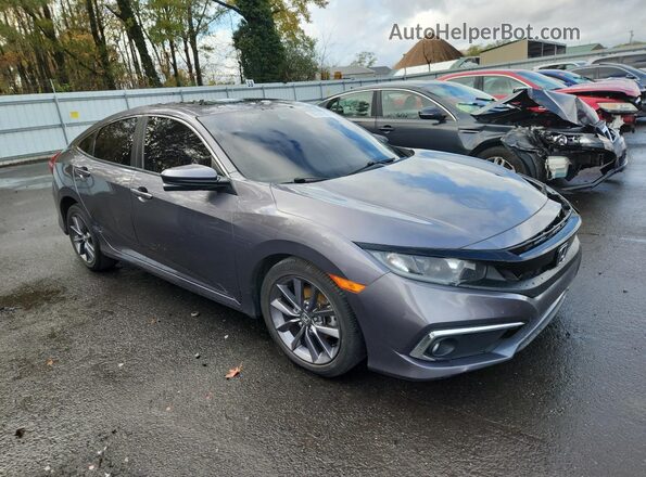 19XFC1F38LE209992 2020 HONDA CIVIC Charcoal Առջևի աջ