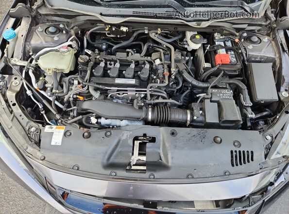 19XFC1F38LE209992 2020 HONDA CIVIC Charcoal Սալոնի հետևի տեսք