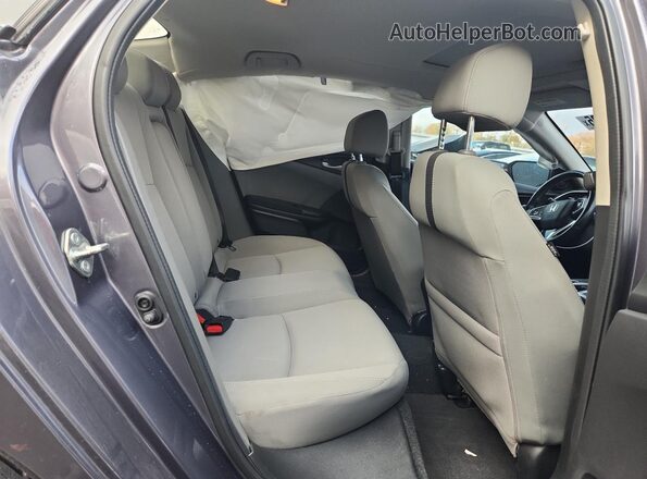 19XFC1F38LE209992 2020 HONDA CIVIC Charcoal Հետևի նստատեղերի տեսք