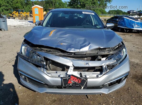 19XFC1F38LE210933 2020 HONDA CIVIC Silver Widok z przodu