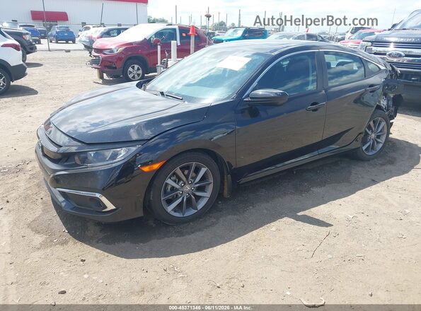 19XFC1F38ME000611 2021 HONDA CIVIC Black Front left