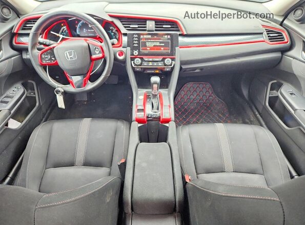 19XFC1F38ME005470 2021 HONDA CIVIC Black Widok deski rozdzielczej