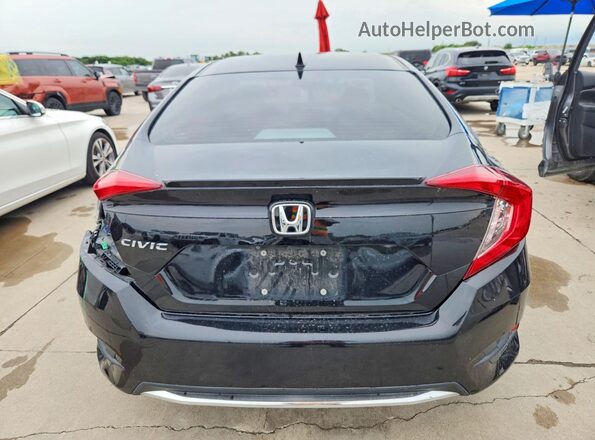 19XFC1F38ME005470 2021 HONDA CIVIC Black Widok z tyłu
