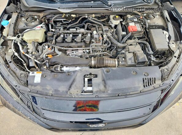 19XFC1F38ME005470 2021 HONDA CIVIC Black Widok wnętrza z tyłu