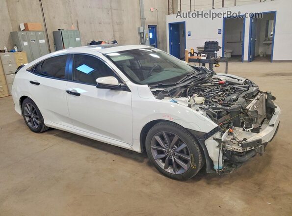 19XFC1F38ME209735 2021 HONDA CIVIC Белый Передняя правая четверть