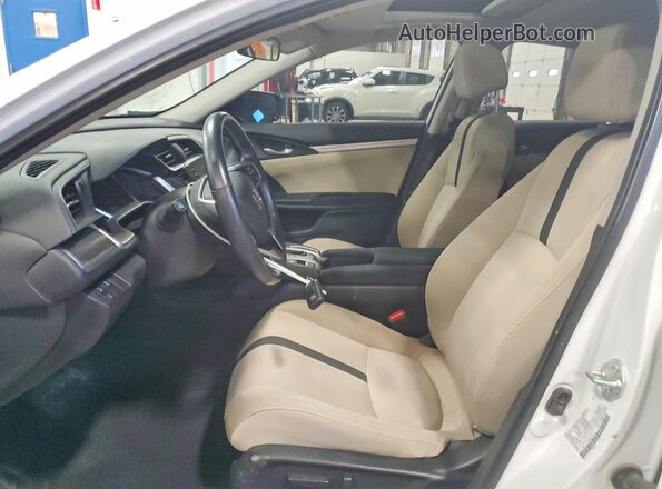 19XFC1F38ME209735 2021 HONDA CIVIC Белый Вид салона спереди