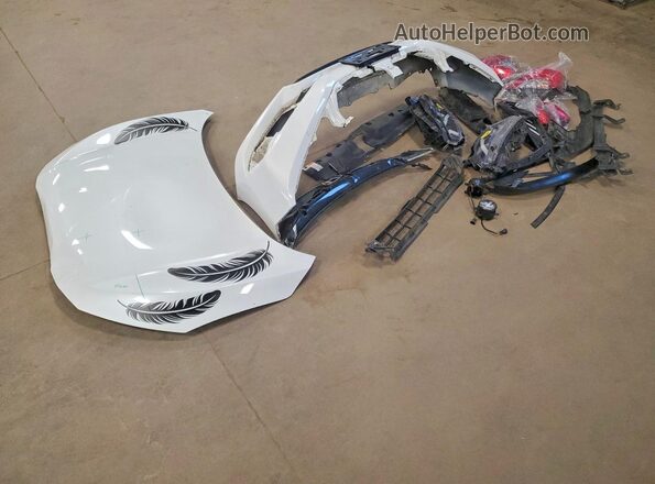 19XFC1F38ME209735 2021 HONDA CIVIC Белый Вид подкапотного пространства