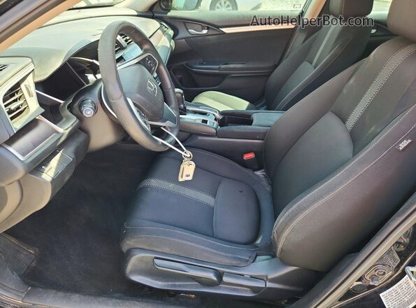 19XFC1F39GE012674 2016 HONDA CIVIC Черный Вид салона спереди
