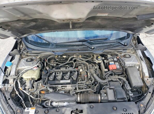 19XFC1F39GE017843 2016 HONDA CIVIC Серебряный Вид задней части салона