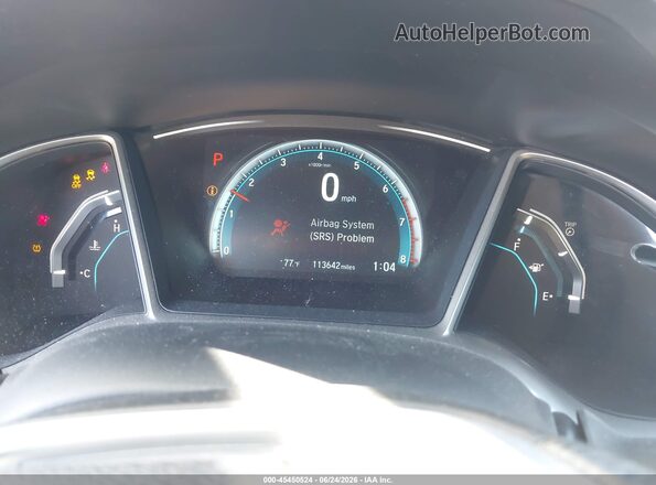 19XFC1F39GE026249 2016 HONDA CIVIC Silver უკანა სავარძლების ხედი