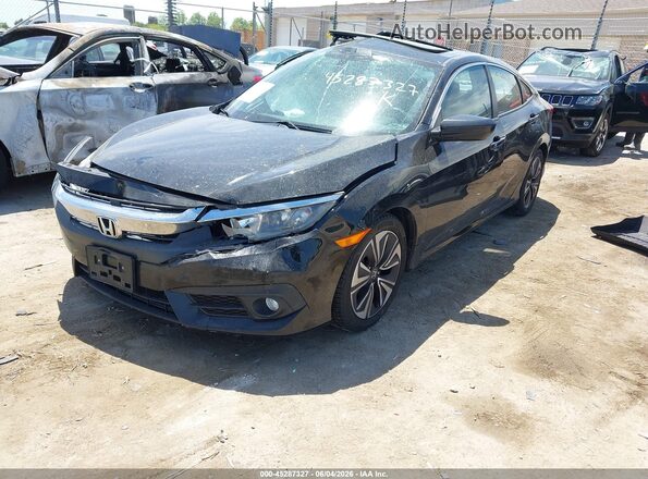 19XFC1F39GE030351 2016 HONDA CIVIC Black Vista tres cuartos delantera izquierda