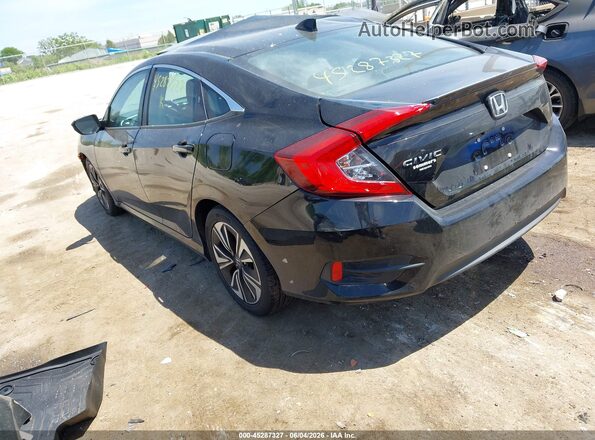 19XFC1F39GE030351 2016 HONDA CIVIC Black Trasero izquierdo