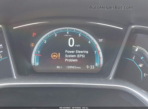19XFC1F39GE035260 2016 HONDA CIVIC Blue Հետևի նստատեղերի տեսք