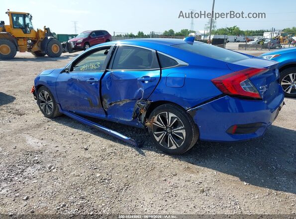 19XFC1F39GE035260 2016 HONDA CIVIC Blue Հետևի ձախ