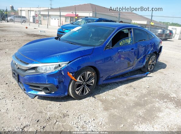 19XFC1F39GE035260 2016 HONDA CIVIC Blue Առջևի ձախ երեք քառորդ տեսարան