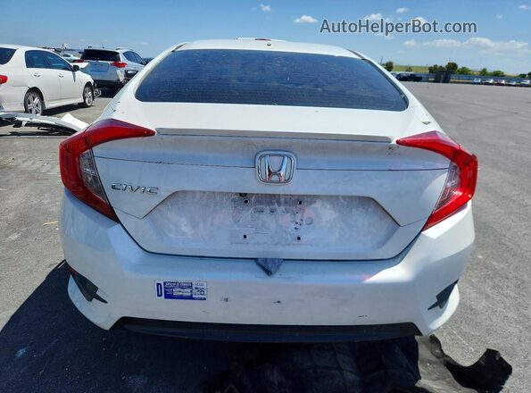 19XFC1F39GE203382 2016 HONDA CIVIC White Widok z tyłu