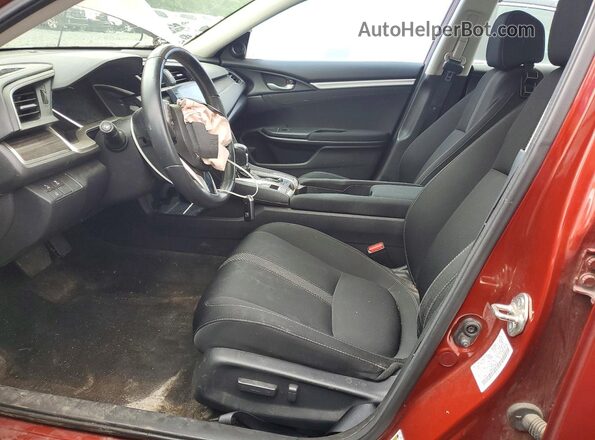 19XFC1F39KE016832 2019 HONDA CIVIC Red Вид салону спереду