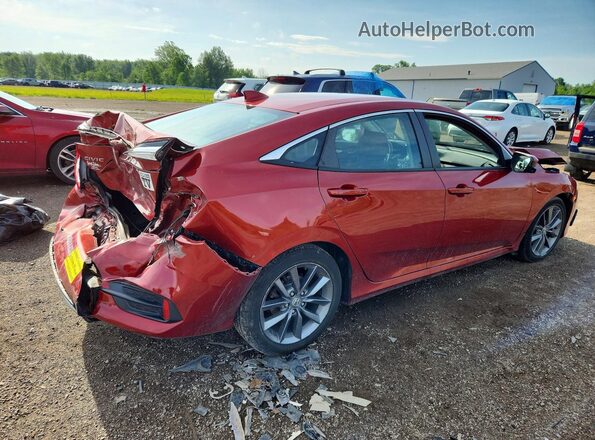 19XFC1F39KE016832 2019 HONDA CIVIC Red Задня права чверть