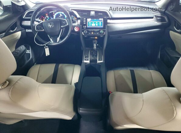 19XFC1F39LE013253 2020 HONDA CIVIC White წინა პანელის ხედი