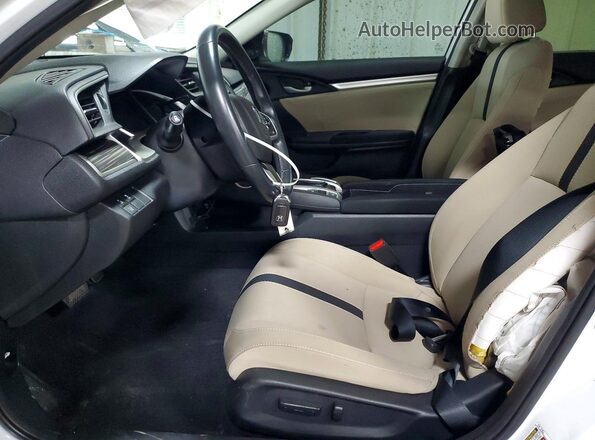 19XFC1F39LE013253 2020 HONDA CIVIC White წინა სალონის ხედი
