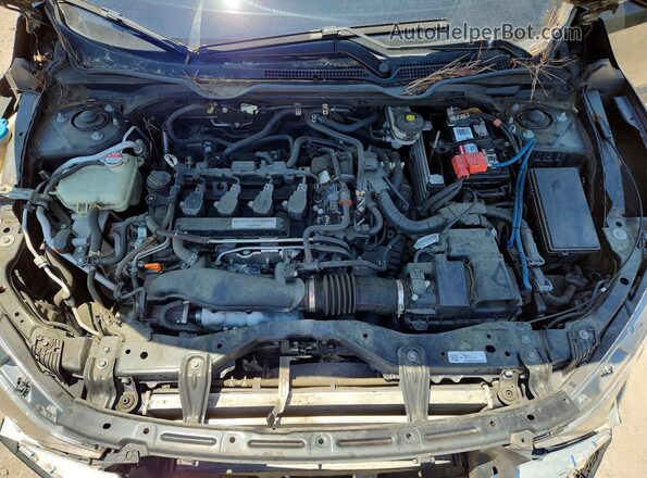 19XFC1F39LE016718 2020 HONDA CIVIC Black Widok wnętrza z tyłu