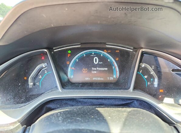 19XFC1F39LE016718 2020 HONDA CIVIC Black Widok zestawu wskaźników