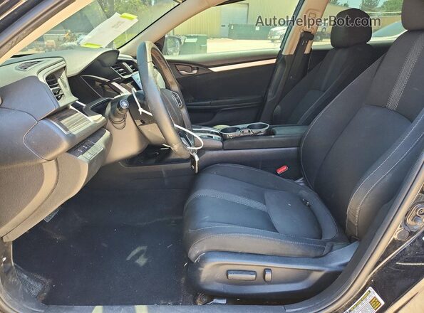 19XFC1F39LE016718 2020 HONDA CIVIC Black Widok wnętrza z przodu