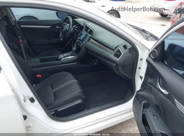19XFC1F39LE205787 2020 HONDA CIVIC White Widok wnętrza z przodu