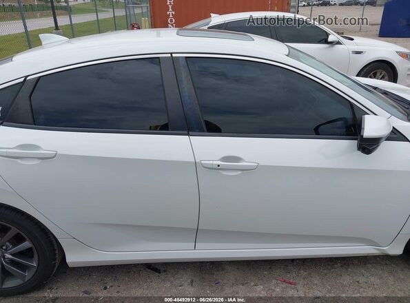 19XFC1F39LE205787 2020 HONDA CIVIC White Widok wnętrza z tyłu