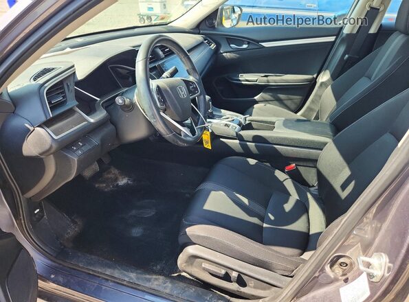 19XFC1F39ME002285 2021 HONDA CIVIC Gray Widok wnętrza z przodu
