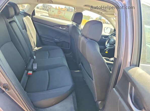 19XFC1F39ME002285 2021 HONDA CIVIC Gray Widok tylnych siedzeń