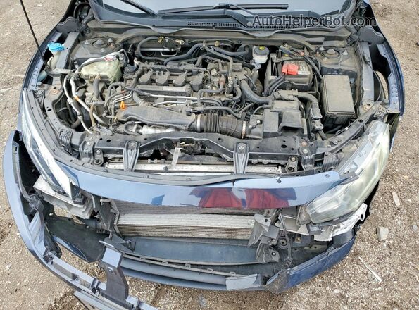 19XFC1F3XGE210907 2016 HONDA CIVIC Blue Widok wnętrza z tyłu