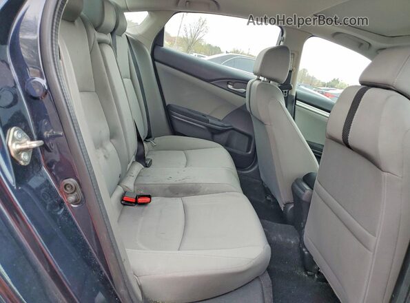 19XFC1F3XGE210907 2016 HONDA CIVIC Blue Widok tylnych siedzeń