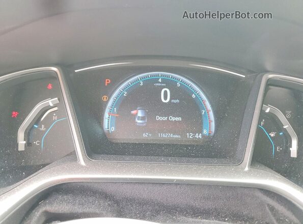19XFC1F3XGE210907 2016 HONDA CIVIC Blue Widok zestawu wskaźników