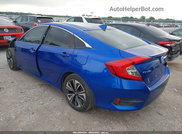 19XFC1F3XHE004889 2017 HONDA CIVIC Blue Tył lewy